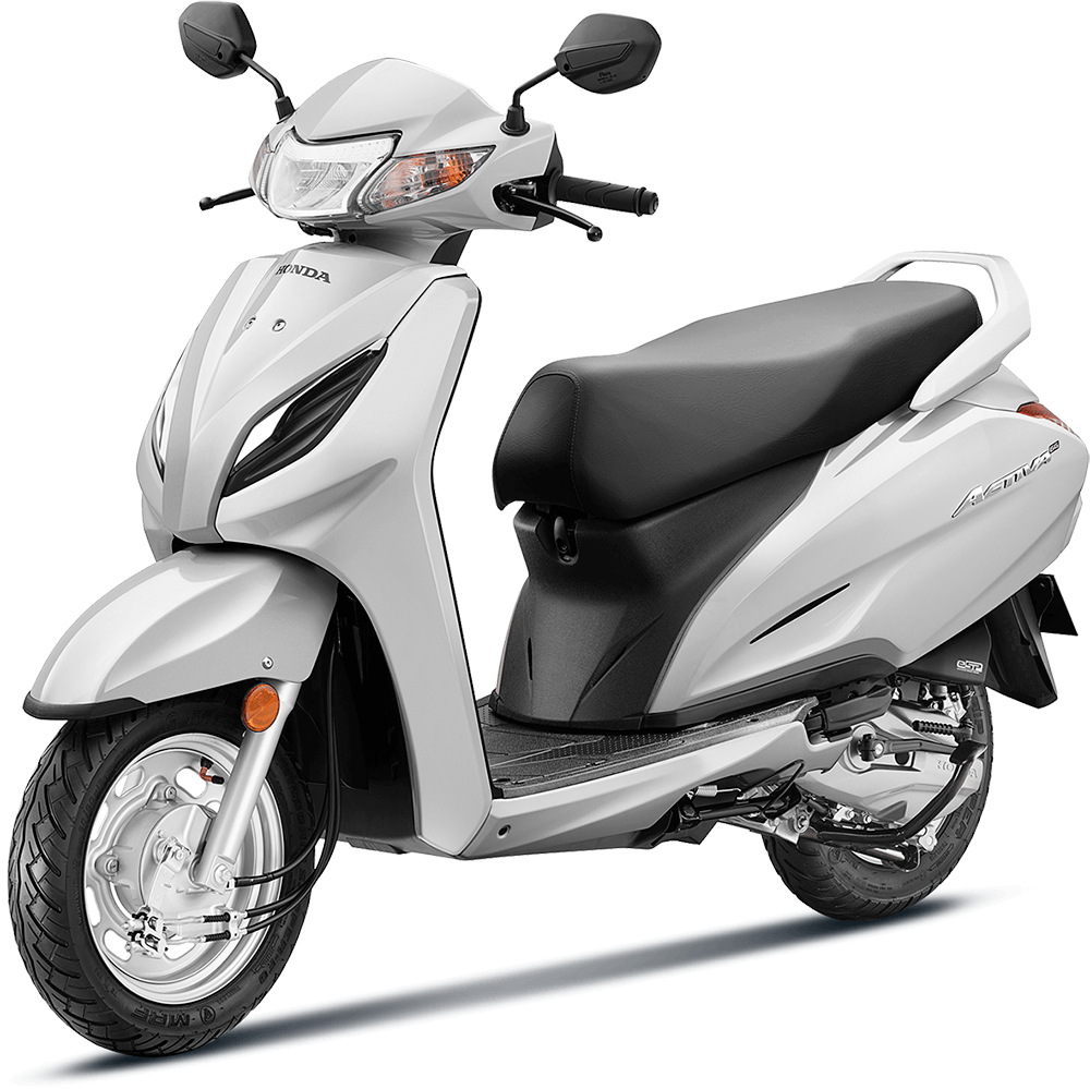Checkout white Metallic Honda Activa 6G features, price and more exclusively at Rushabh Honda, Nashik. Best Two wheeler Honda Dealers for years.