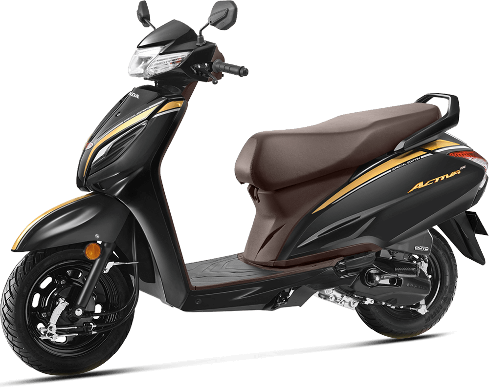 Checkout Blue Metallic Honda Activa 6G Anniversary Edition features, price and more exclusively at Rushabh Honda, Nashik. Best Two wheeler Honda Dealers for years.