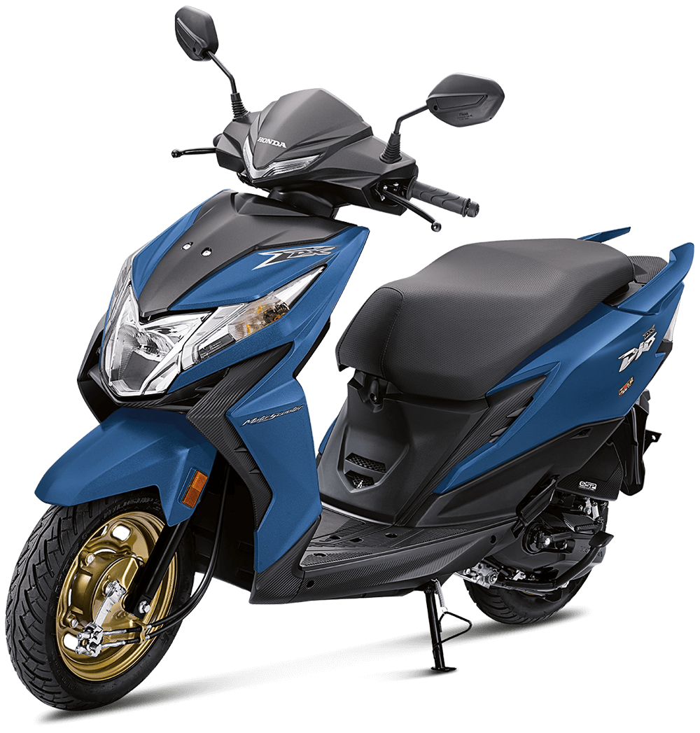 Checkout Deluxe Standard Red Honda Dio OBD2 at reasonable price exclusively at Rushabh Honda, Nashik. Best Two wheeler Honda Dealers for years.